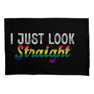 Eu Só Olho Direto Mês do Orgulho LGBT Rainbow