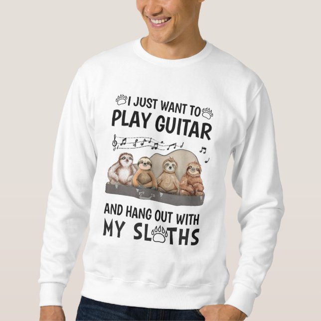 Eu Só Quero Tocar Guitarra Camiseta Um Humor Besti (Frente)