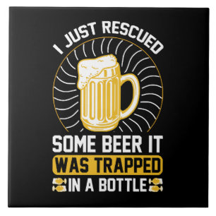 Eu só resgatei uma cerveja.