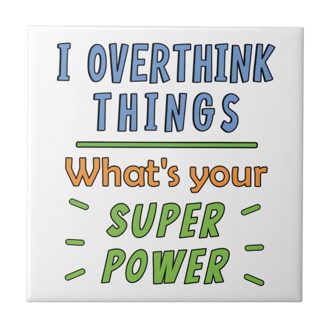 Eu Sobrepenso Coisas (Frente)