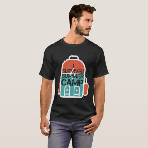 Eu sobrevivi à camisa da sobrevivência T do