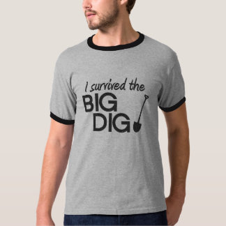 Eu Sobrevivi à Camiseta do Big Dig