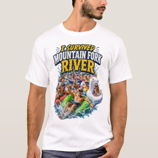 Eu Sobrevivi à Camiseta do Rio Mountain Fork