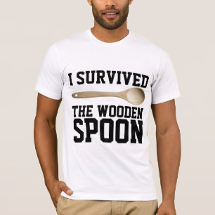 EU SOBREVIVI À COLHER DE PAU, Camisetas engraçadas