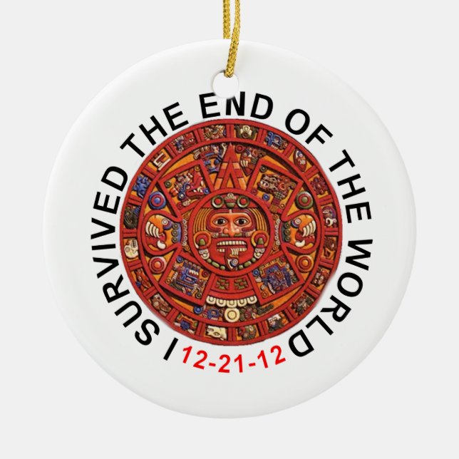 Eu sobrevivi à extremidade dos enfeites de natal (Frente)