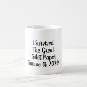 Eu Sobrevivi À Xícara De Café De Papel De Banhe