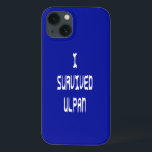 Eu Sobrevivi ao Ulpan<br><div class="desc">Você é um oleh/olah? Texto em inglês azul que lê "I SURVIVED ULPAN" em uma falsa fonte hebraica. Talvez tenha sido tudo grego para você no início, mas agora que você passou por Panela você fala como um tzabar (sabra). Se você fez aliyah você sabe o que eu quero dizer....</div>