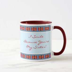 Eu sorrio porque você é minha caneca de cerâmica d