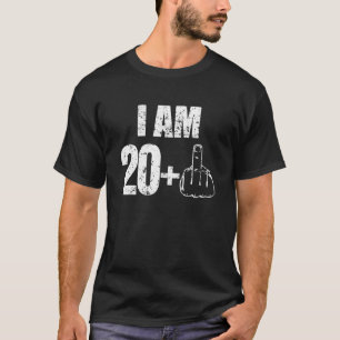 Eu sou 20 mais uma camisa engraçada do aniversár