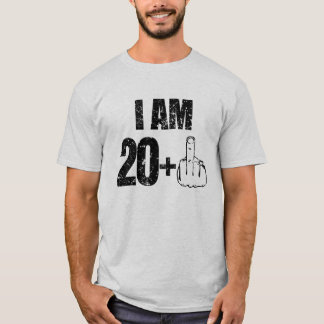 Eu sou 20 mais uma camisa engraçada do aniversário
