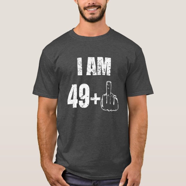 Eu sou 49 mais uma 50th camisa engraçada 67 dos (Frente)