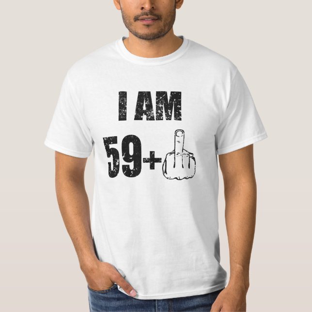 Eu sou 60 anos de camisa engraçada velha dos (Frente)