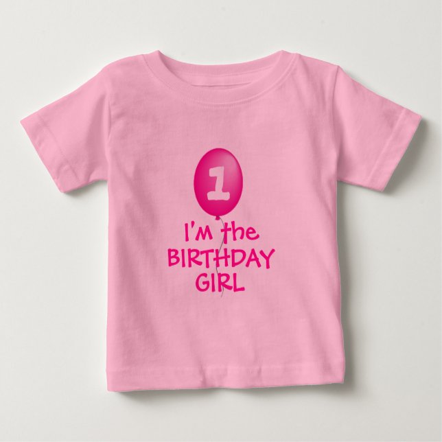 Eu sou a camisa da garota de aniversário (Frente)