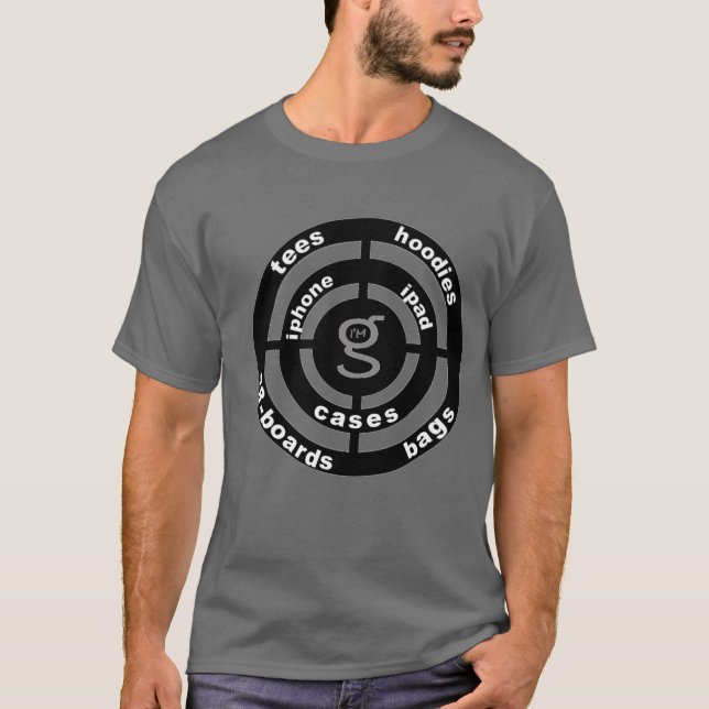 Eu sou a camisa do logotipo alvo (Frente)