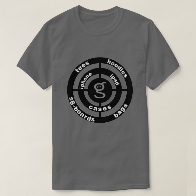 Eu sou a camisa do logotipo alvo (Frente do Design)