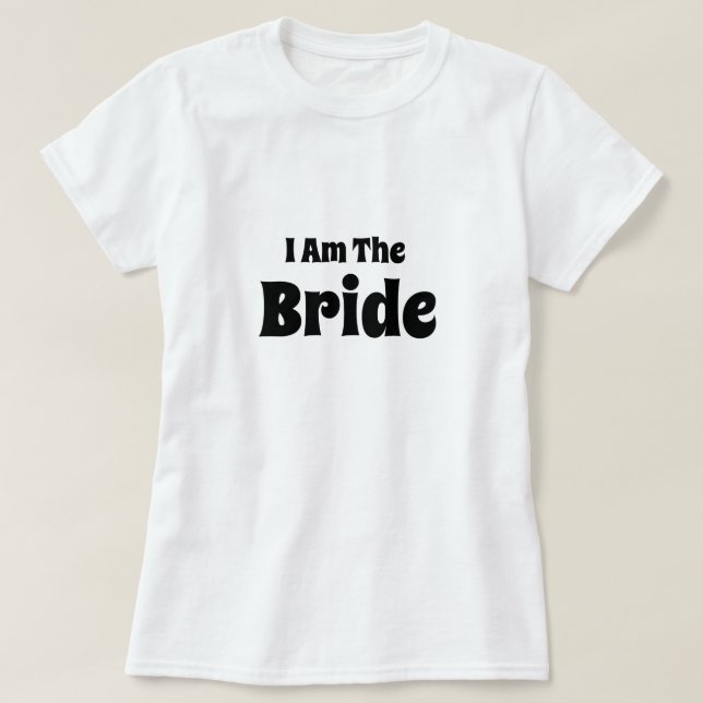 Eu sou a camiseta básica das mulheres (Frente do Design)