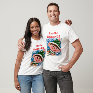 Eu sou a camiseta do Elfo Travesso!