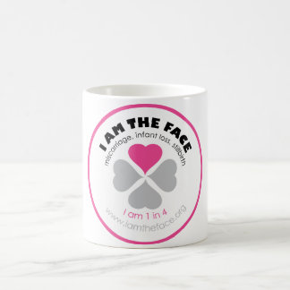 EU SOU a caneca de café do rosa da CARA