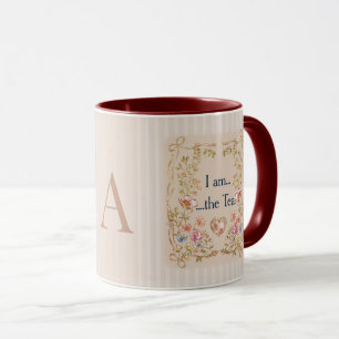 Eu sou a Caneca de Café Inspirada no Chá – Monogra