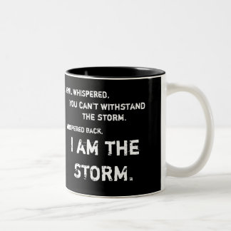 Eu sou a caneca Storm Lion Black and White