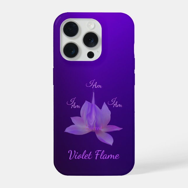 Eu Sou a Chama Violeta Com Lótus (Verso)