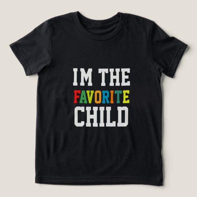 Eu sou a criança favorita (Design frontal)