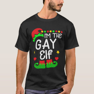 Eu Sou A Gay Elf Camiseta De Natal Figurino