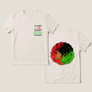 Eu sou a história negra bandeira pan-africana sobr