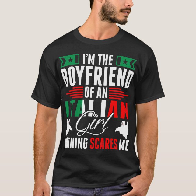 Eu Sou A Namorado De Uma Camisa De Garota Italiana (Frente)