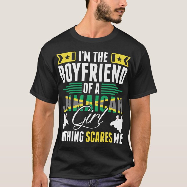 Eu Sou A Namorado De Uma Camisa De Garota Jamaican (Frente)