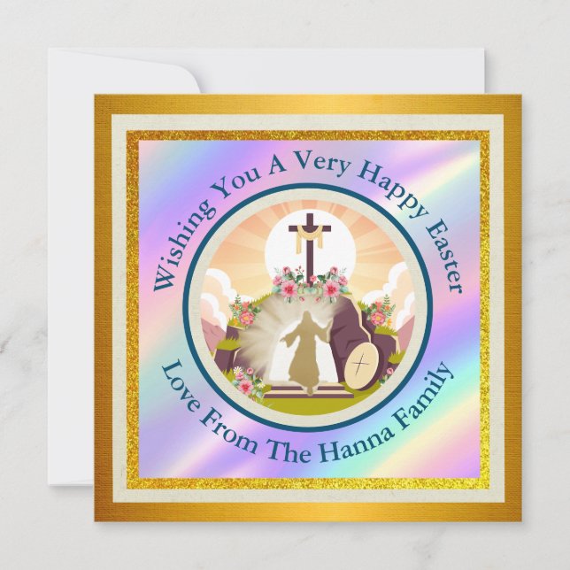 Eu sou a ressurreição e a vida cartão postal (Frente)