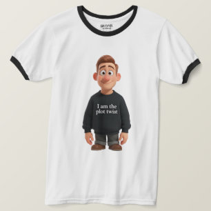 Eu Sou a Reviravolta Camiseta Meme Existencial Eng