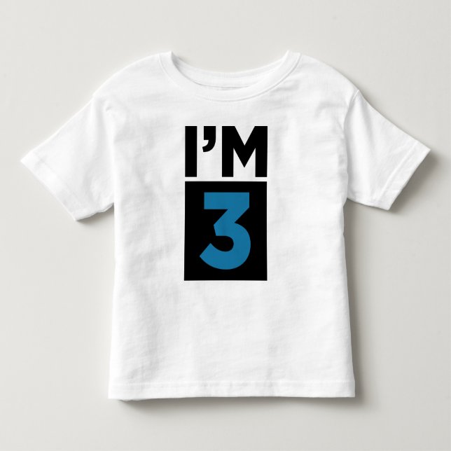 Eu sou a terceira camisa azul de aniversário (Frente)