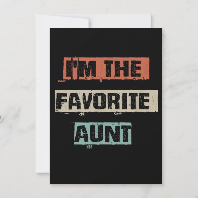 Eu Sou A Tia Favorita Gift (Frente)