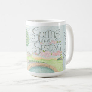 EU sou abençoado! Caneca de café da primavera cheg