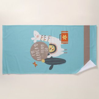 Eu sou Alpaca'd e apronto-me para ir toalha de