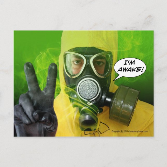 Eu sou Awake! Cartão Postal (Frente)