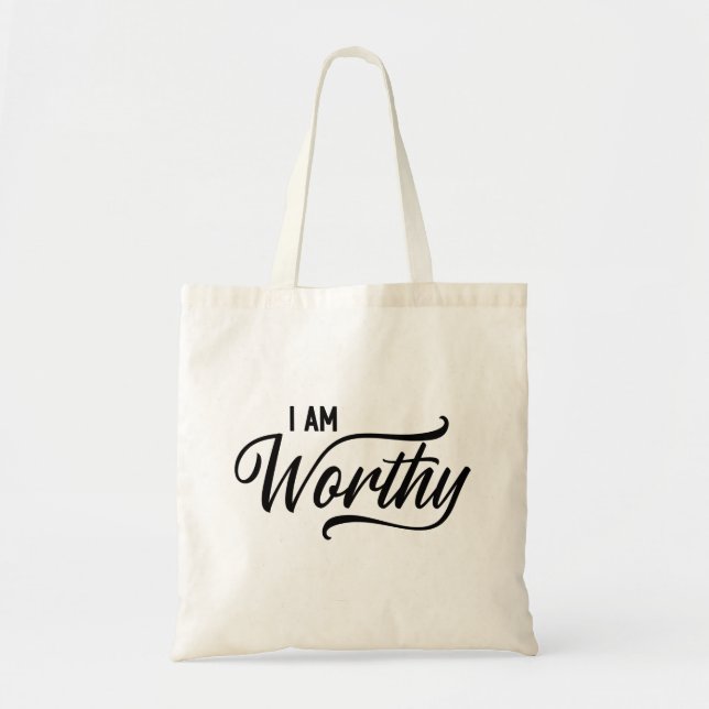 Eu sou Bolsa Tote Digna (Frente)