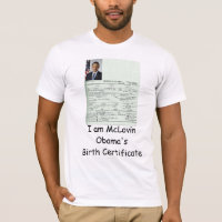 Eu sou camisa da certidão de nascimento de McLovin
