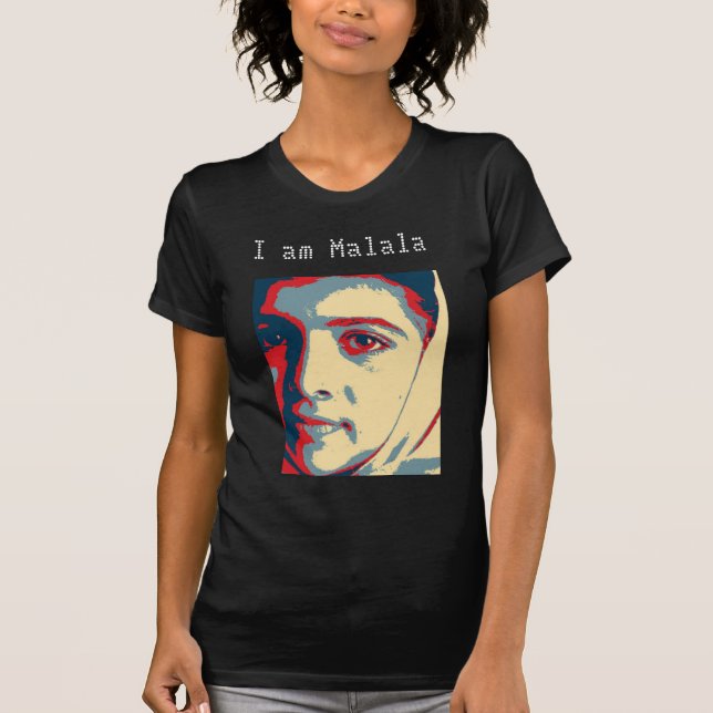 Eu sou camisa de Malala (Frente)