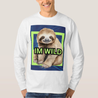 Eu sou camiseta de homens selvagens