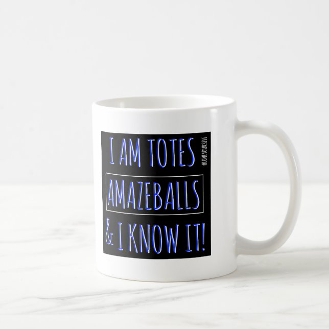 Eu sou caneca de Amazeballs dos bolsas (Direita)