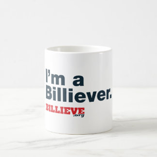 "Eu sou caneca de café de um Billiever"