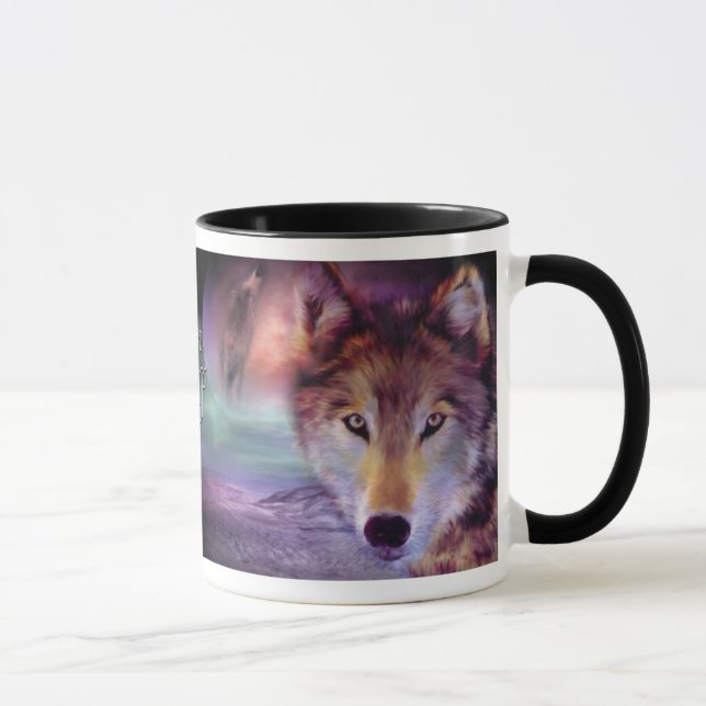 Eu sou caneca do lobo (Direita)