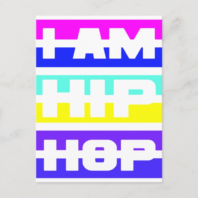 Eu sou cartão postal Hip Hop (Frente)