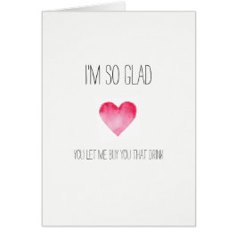 Eu sou cartão tão contente dos namorados