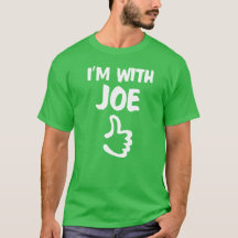 Eu sou com camisa de Joe - verde do trevo