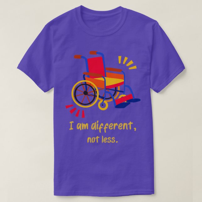 Eu Sou Diferente Não Menos Camisa (Frente do Design)
