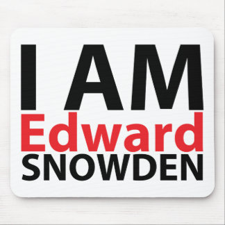 Eu sou Edward Snowden Mousepad