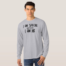 Eu sou especial, eu sou minha camiseta